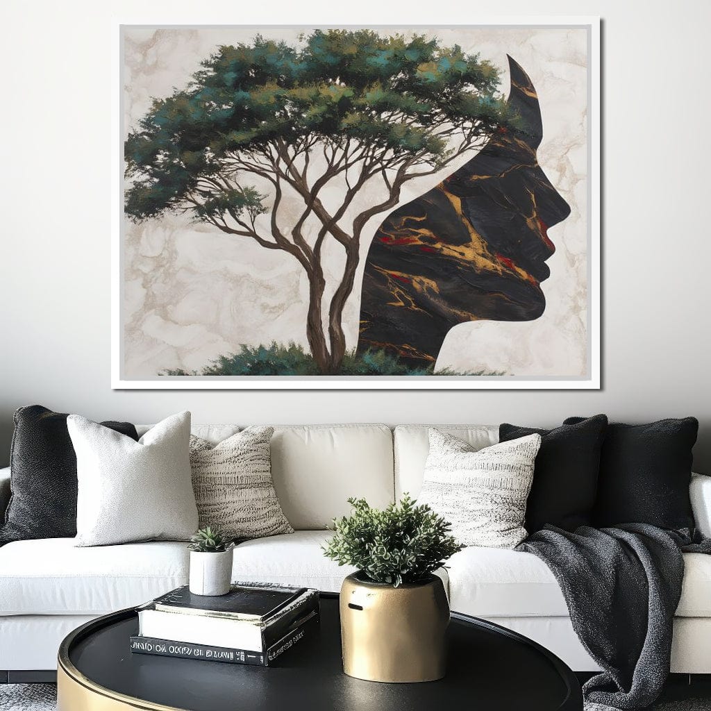 Majestic Silhouette Beneath Branches - Image 7