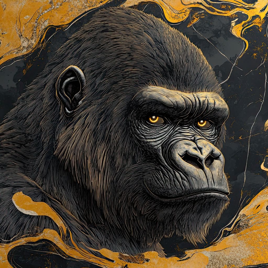 Majestic Stare Gorilla - Image 13
