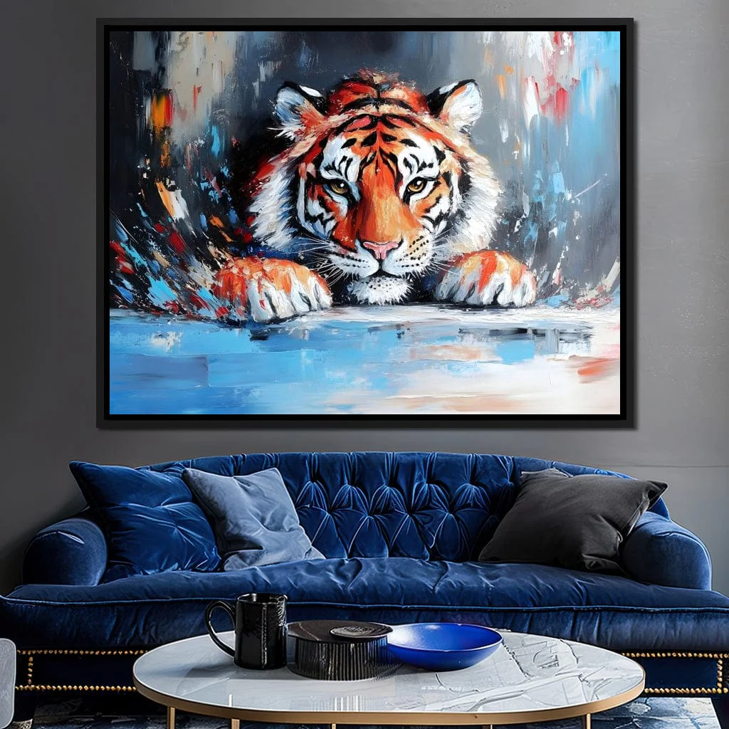 Majestic Tiger Brushstrokes - Image 6
