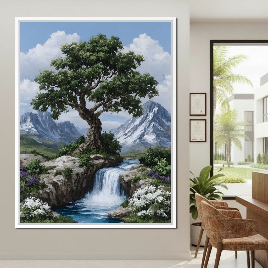Majestic Tree Mountain Falls - Image 13