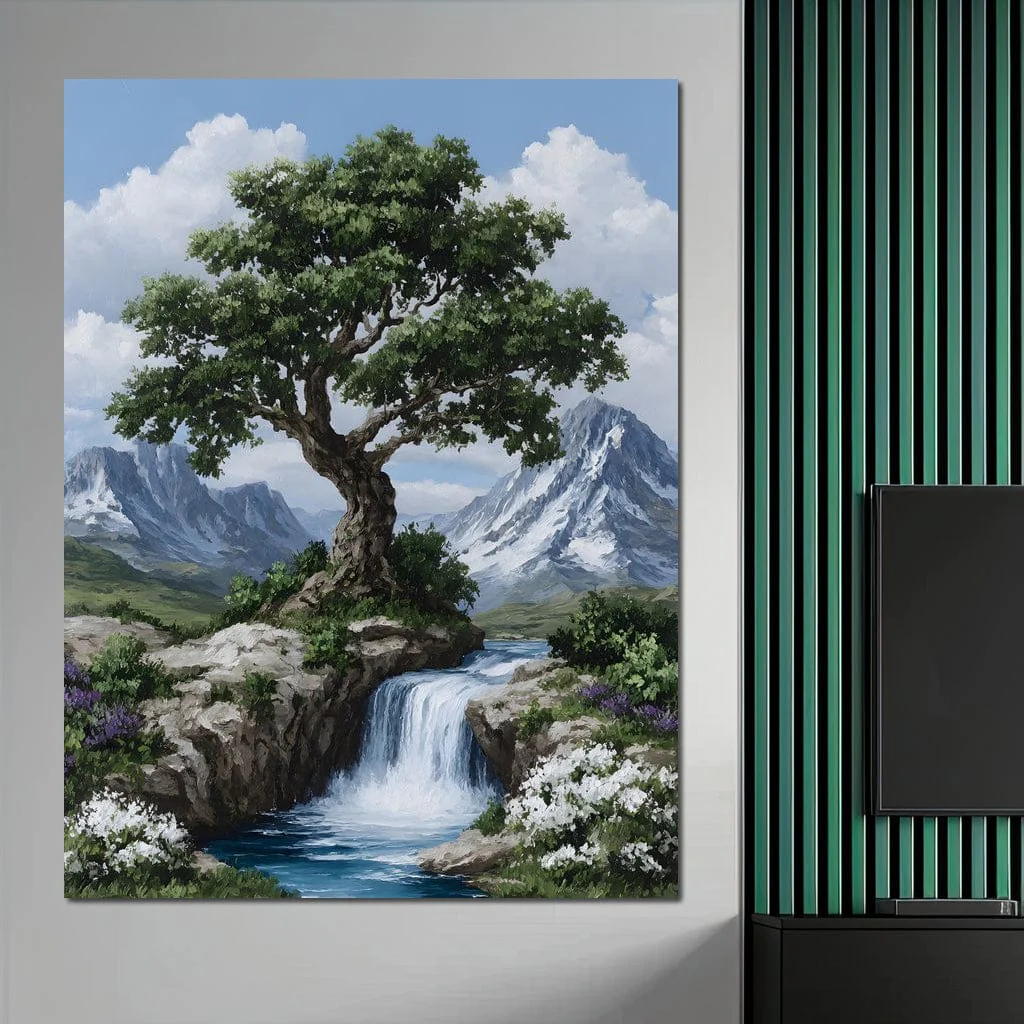 Majestic Tree Mountain Falls - Image 6