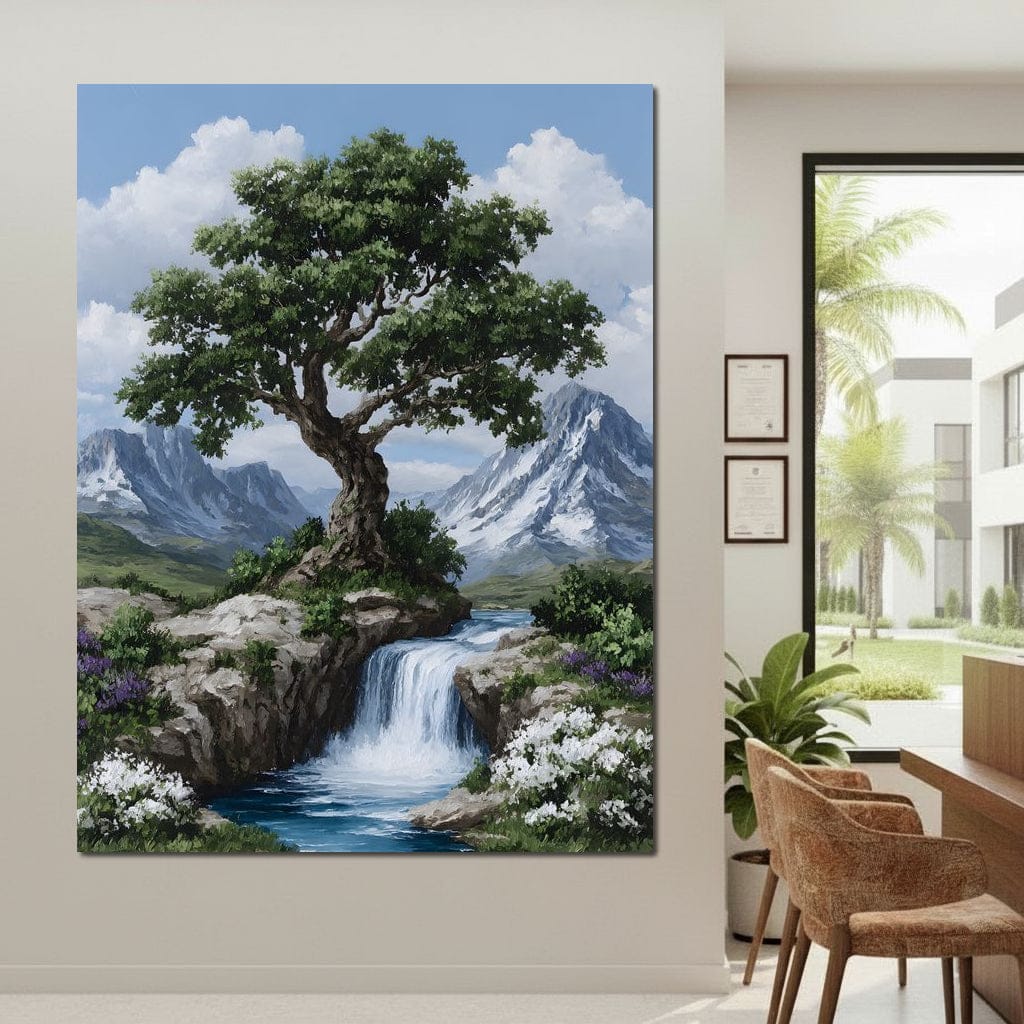 Majestic Tree Mountain Falls - Image 7