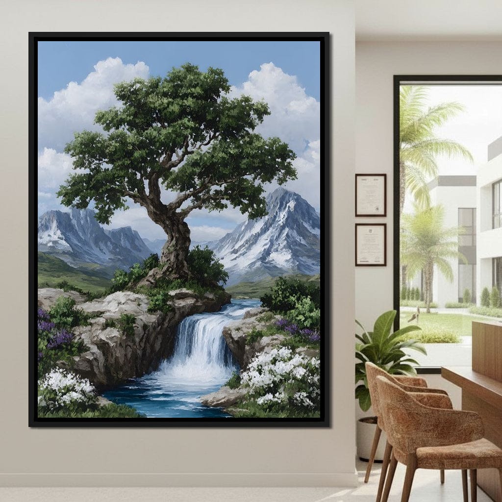 Majestic Tree Mountain Falls - Image 9