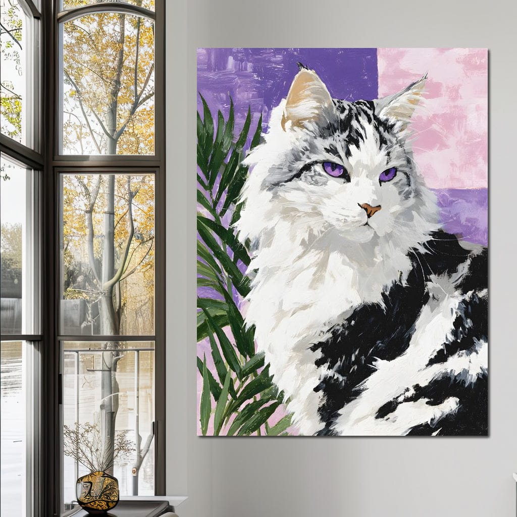 Majestic Violet Eyed Feline - Image 6