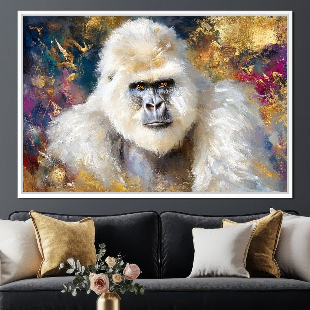 Majestic White Gorilla Portrait - Neal Hackett - Image 12