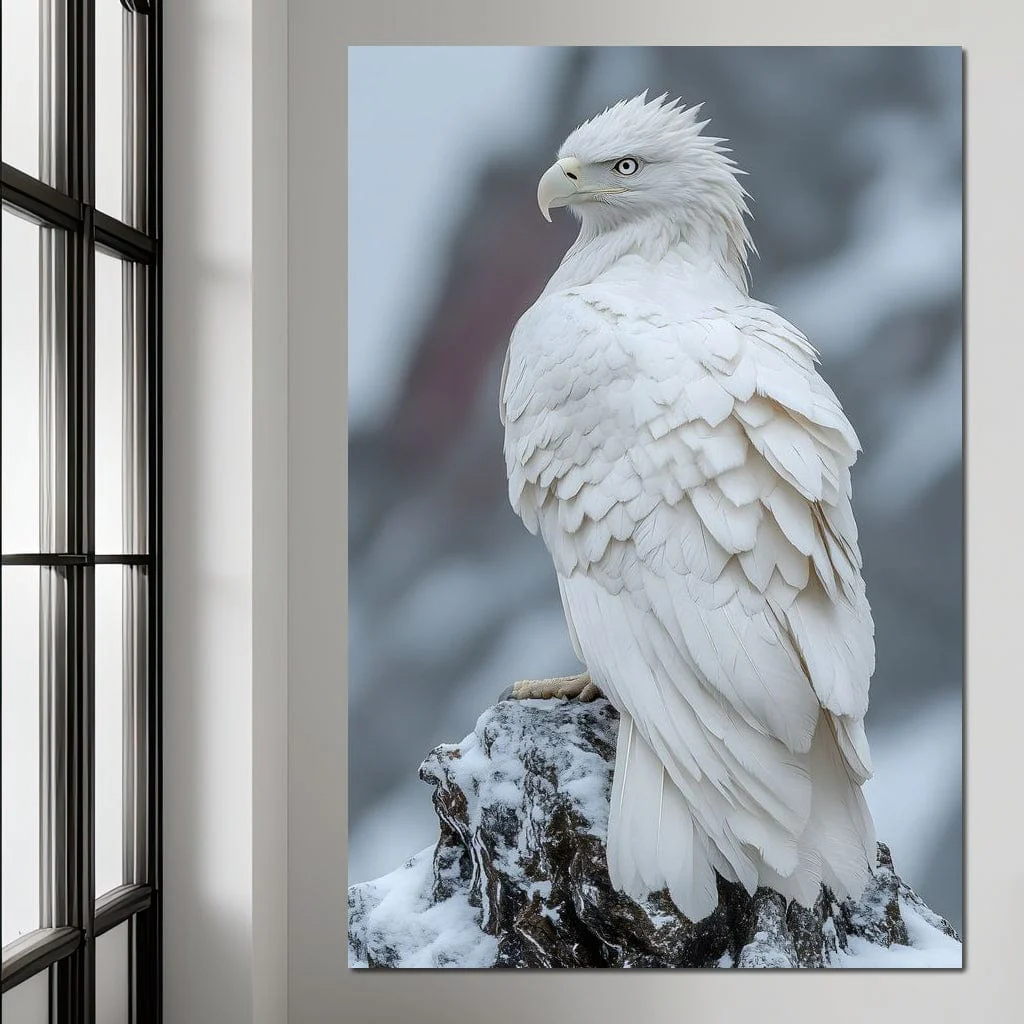 Majestic Winter Hawk Sentinel - Image 6