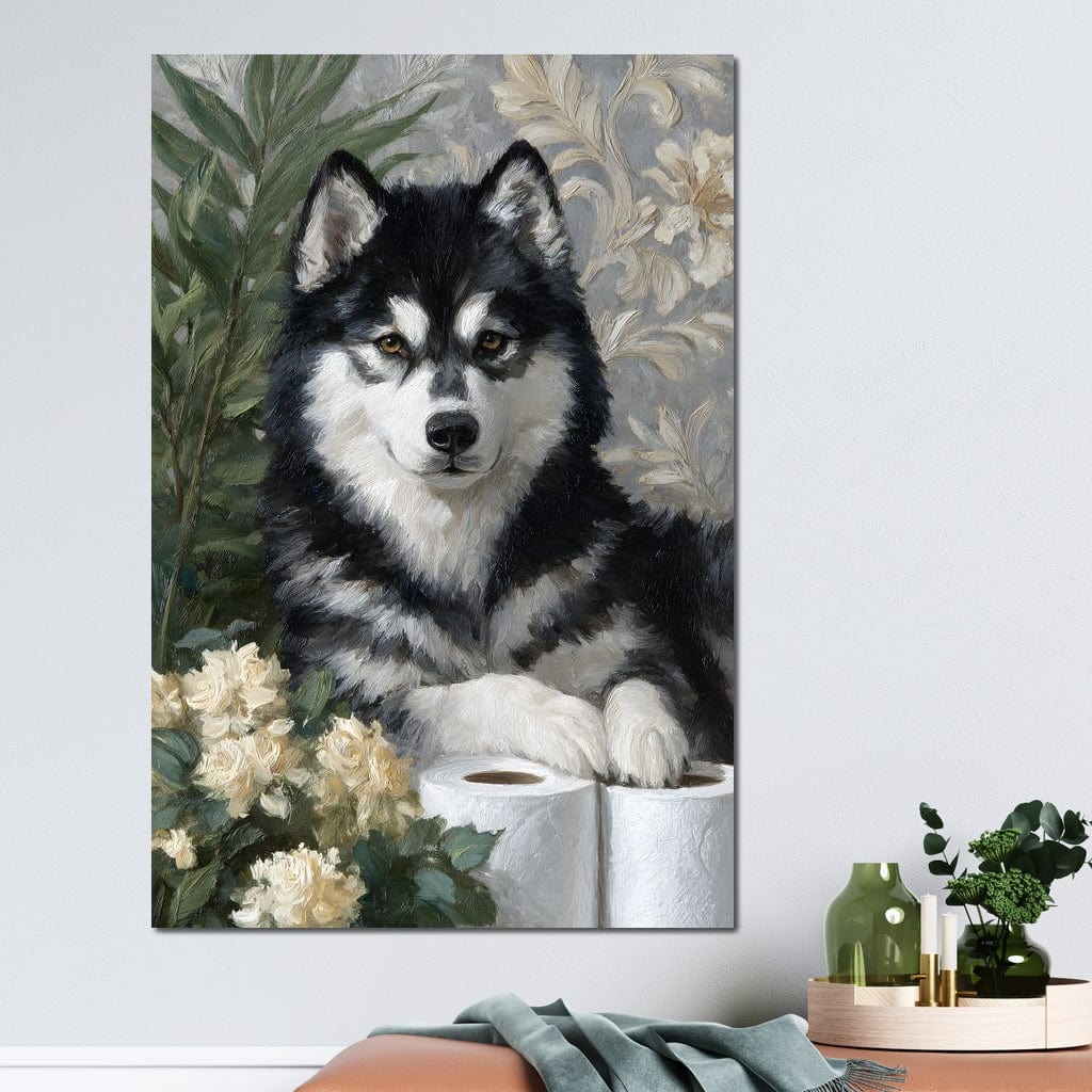Malamute Bathroom Guardian - Image 5
