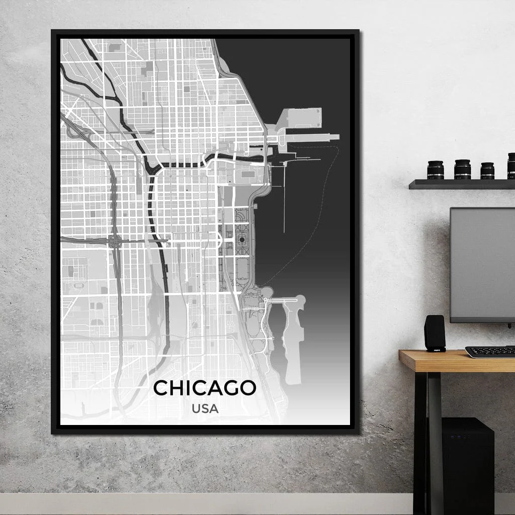 Map of Chicago, USA - Image 8