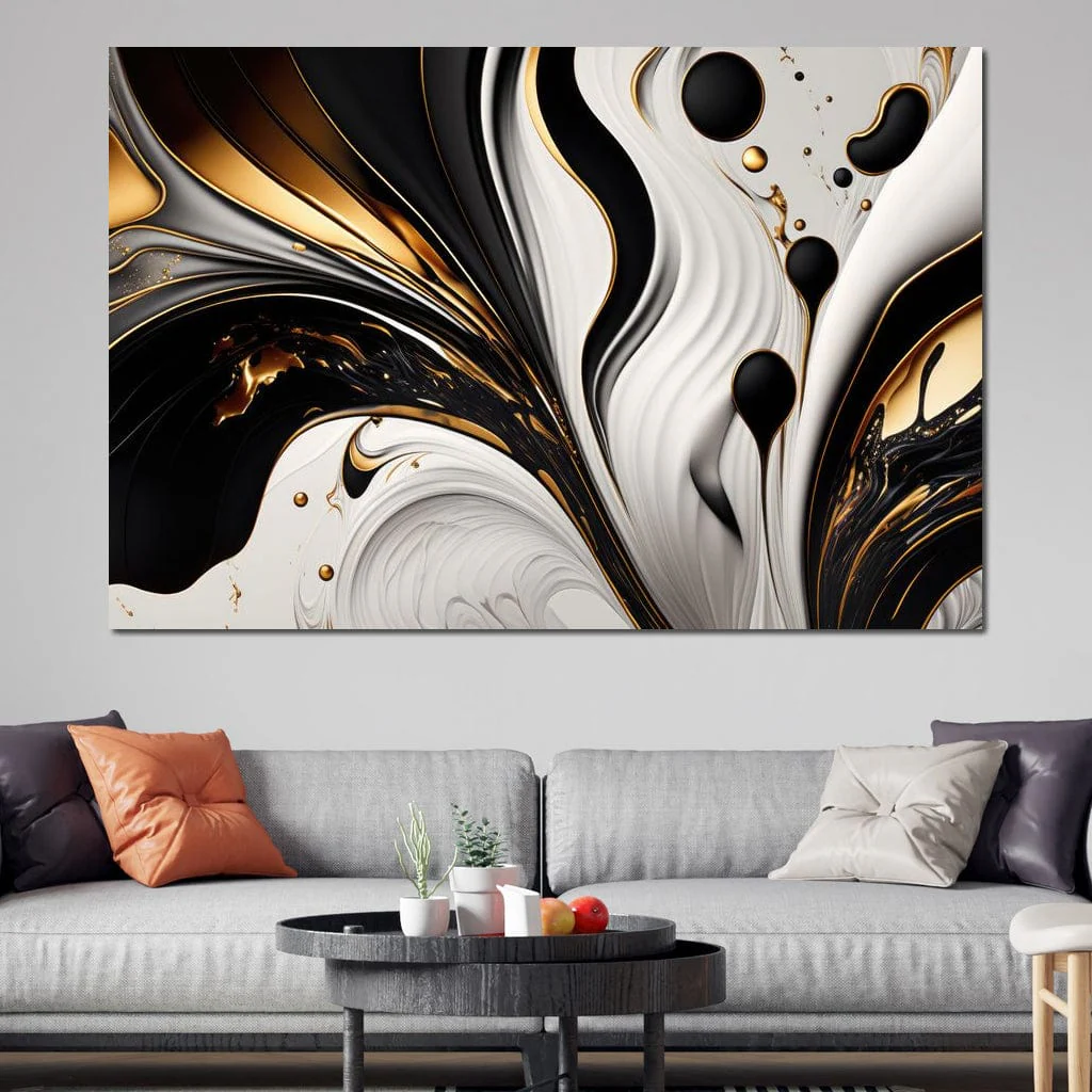 Marble-Lux Collection: Vibrant White & Gold Marble 01 - Image 13