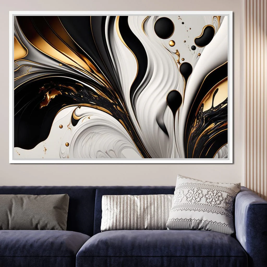 Marble-Lux Collection: Vibrant White & Gold Marble 01 - Image 19