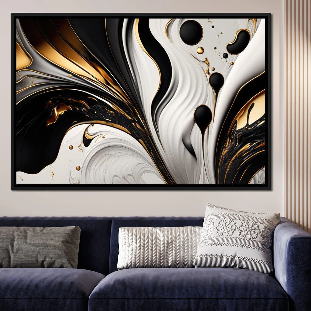 Marble-Lux Collection: Vibrant White & Gold Marble 01 - Image 8