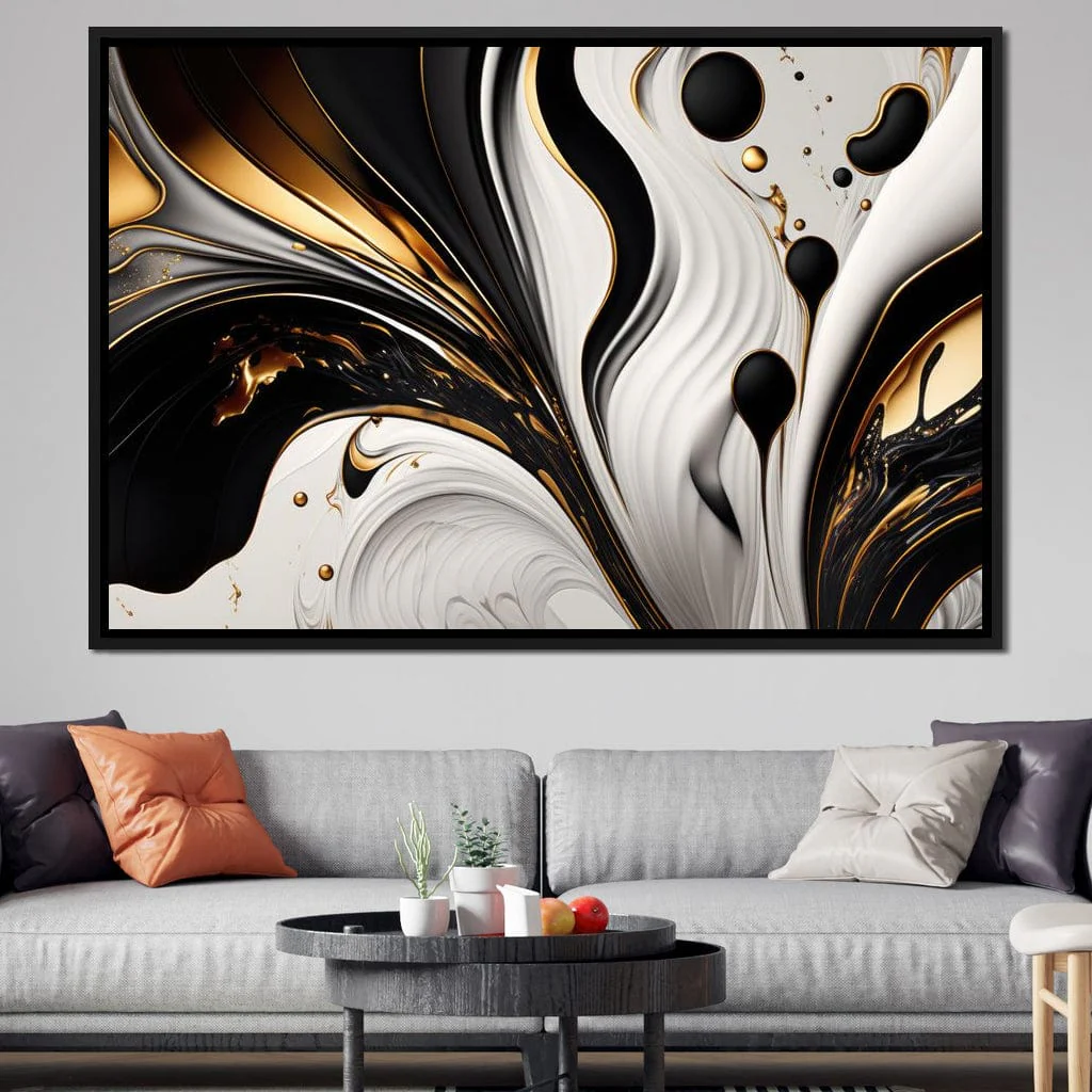 Marble-Lux Collection: Vibrant White & Gold Marble 01 - Image 9