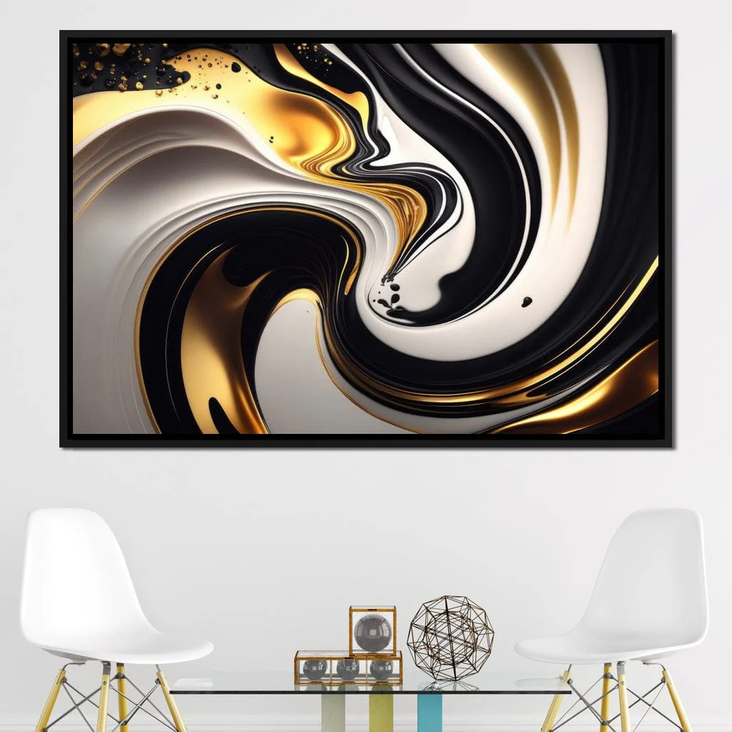 Marble-Lux Collection: Vibrant White & Gold Marble 04 - Image 9