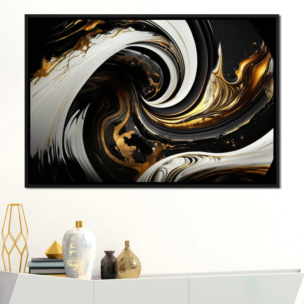 Marble-Lux Collection: Vibrant White & Gold Marble 05 - Image 11