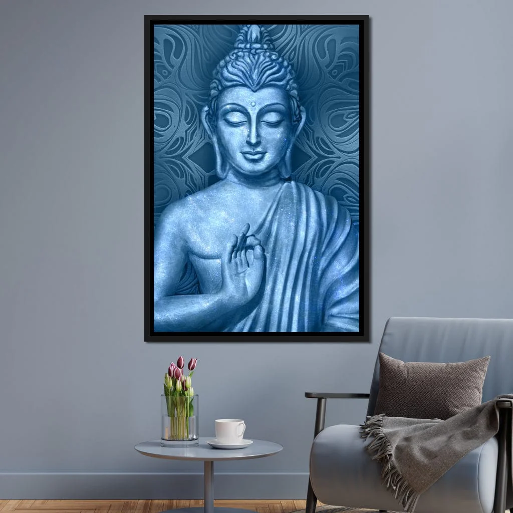 Blue Meditating Buddha - Image 10