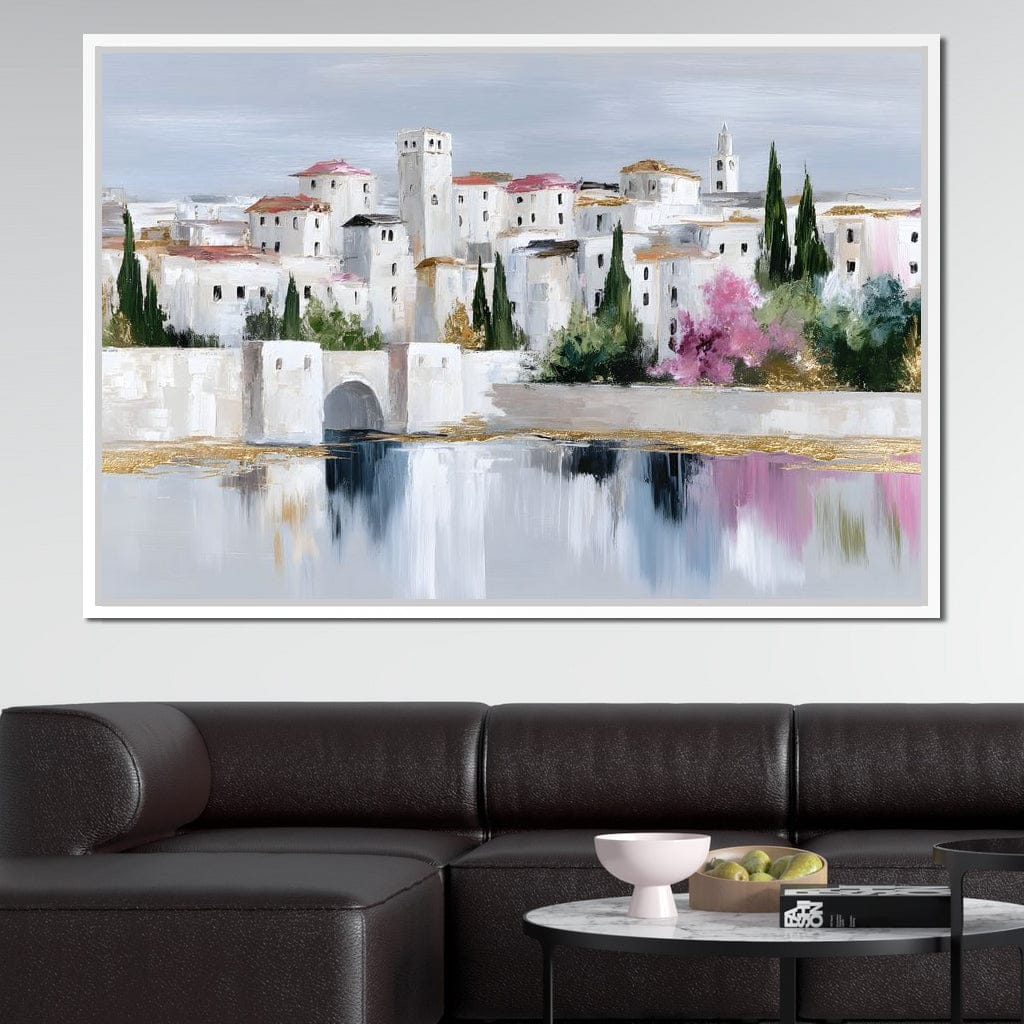 Mediterranean Village Reflection - Image 10