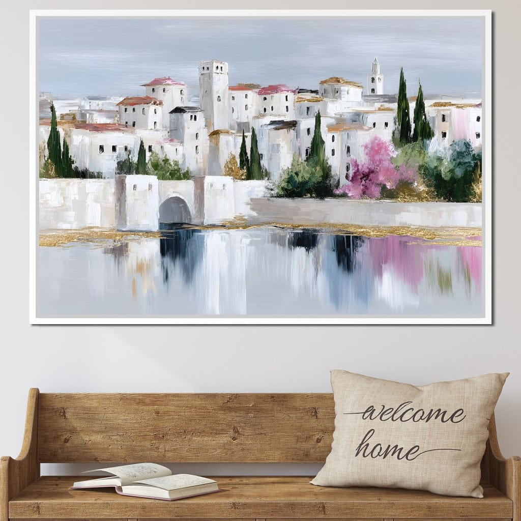 Mediterranean Village Reflection - Image 11