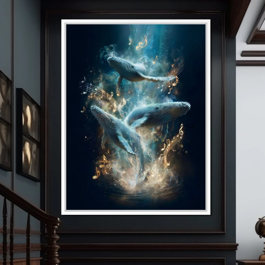 Melodic Tides of Dancing Whales - Image 3