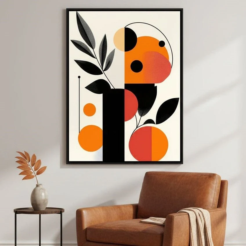 Mid Century Citrus Geometry - Image 2