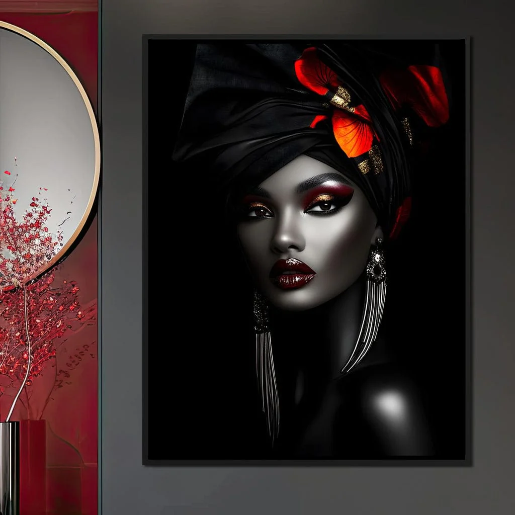 Midnight Elegance Portrait