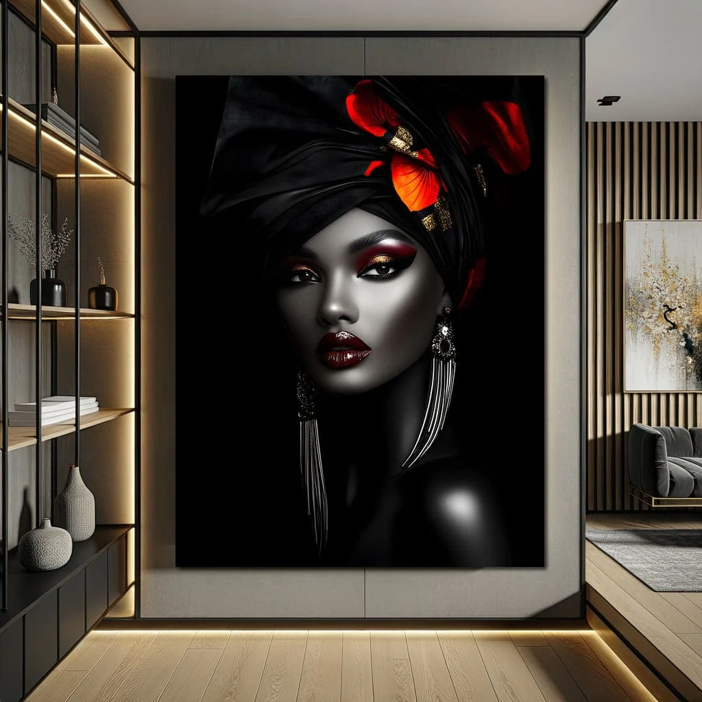 Midnight Elegance Portrait - Image 2