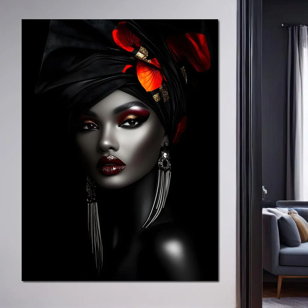 Midnight Elegance Portrait - Image 3