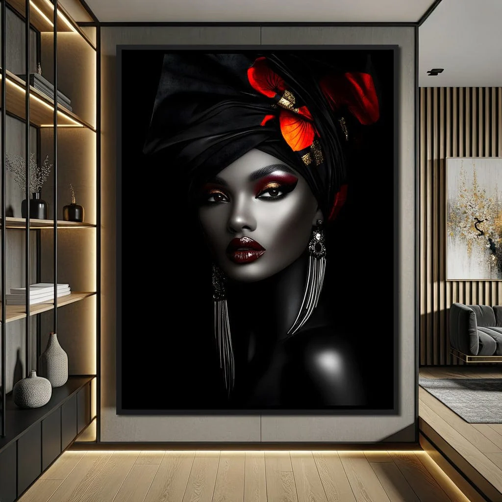 Midnight Elegance Portrait - Image 6