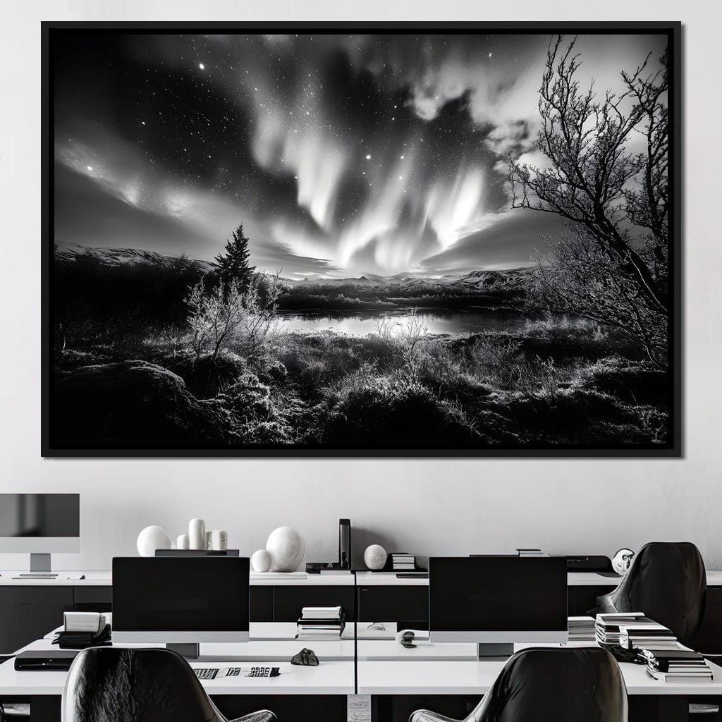 Monochrome Celestial Night's Embrace - Image 2