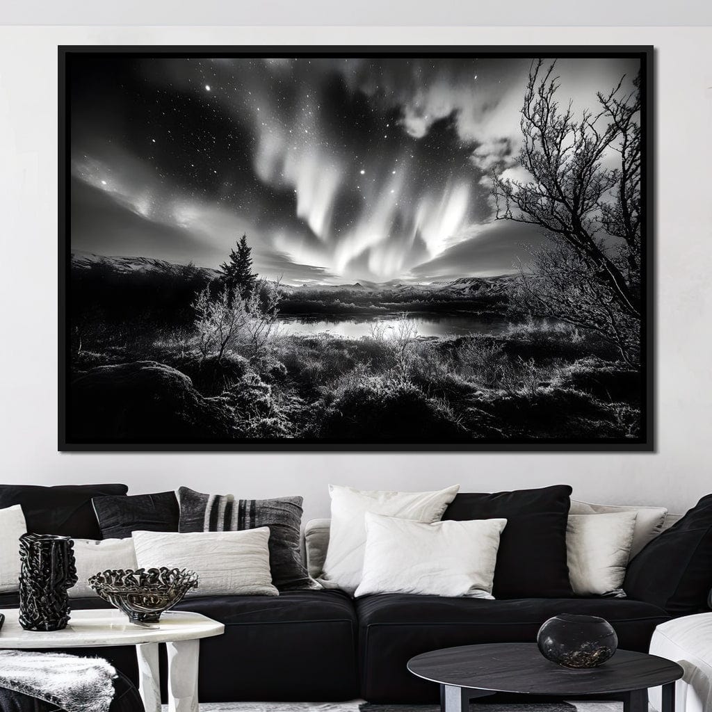 Monochrome Celestial Night's Embrace - Image 8