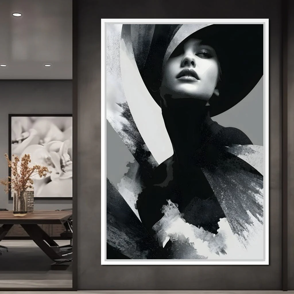 Monochrome Couture Elegance - Image 2