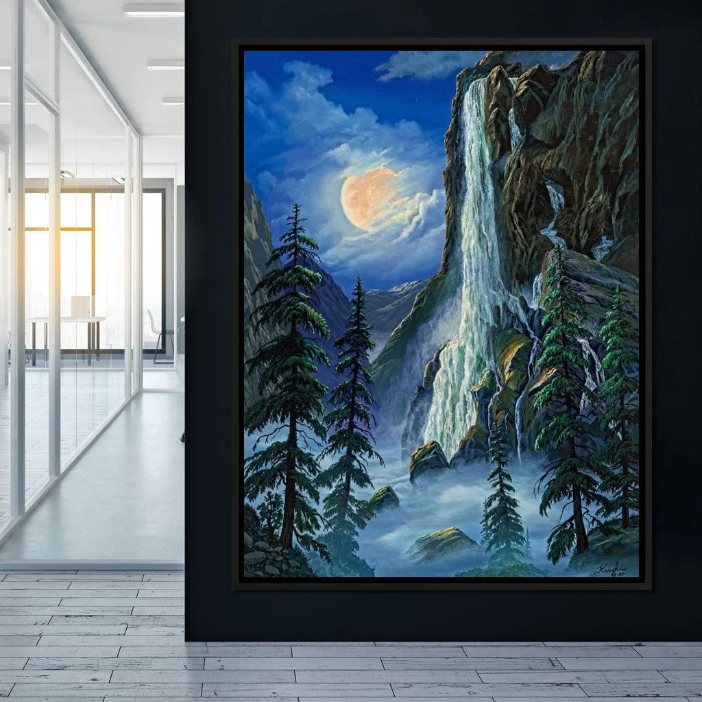 Moonlight Waterfall - Frank Kecskes - Image 10