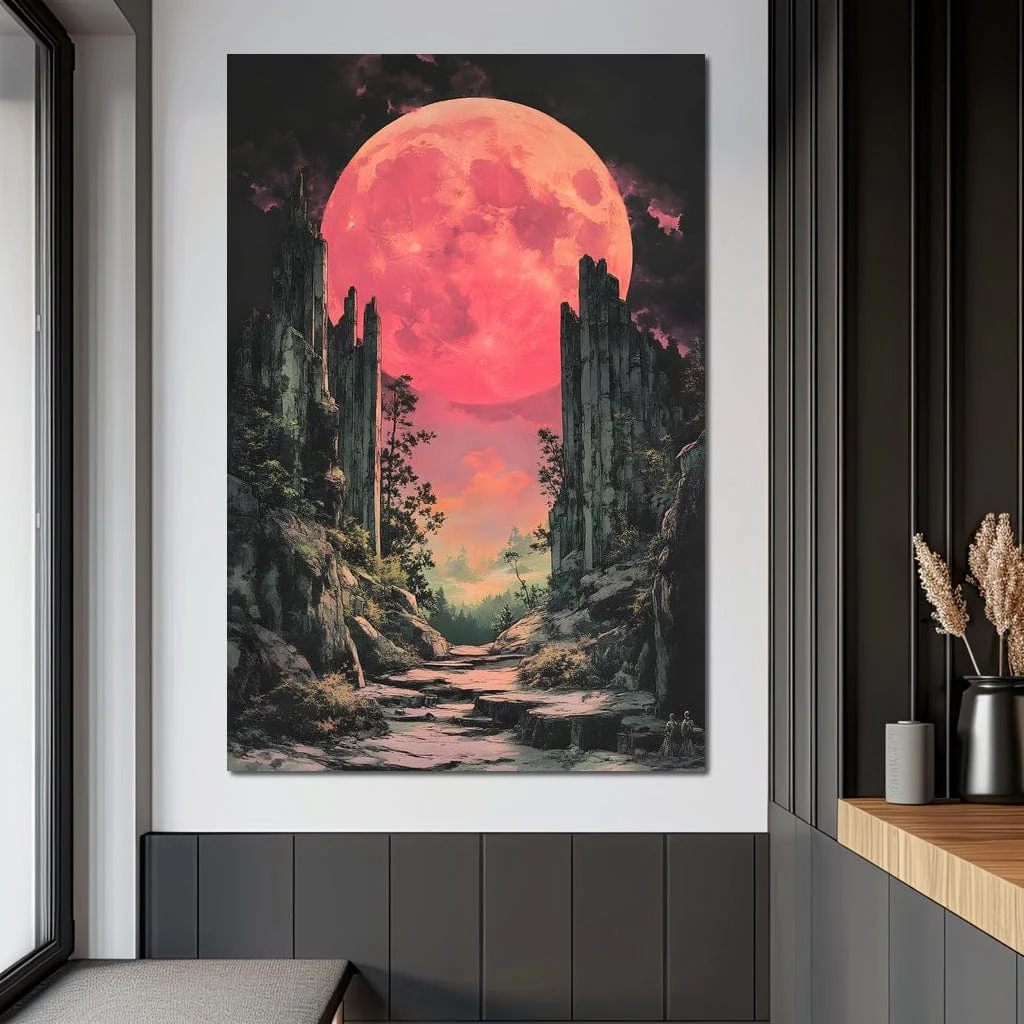 Moonlit Pathway Reverie - Image 8