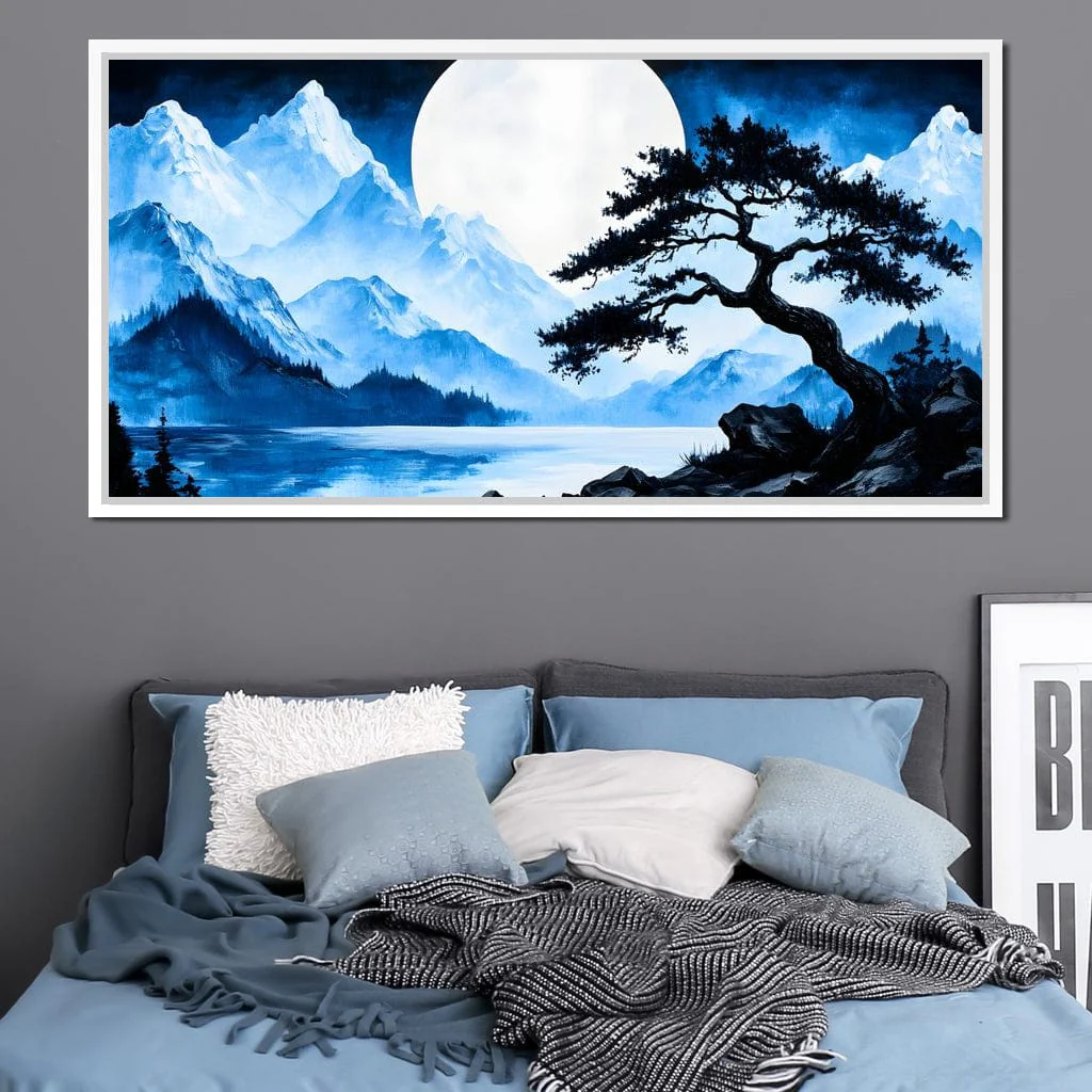 Moonlit Tranquil Peakscape - Image 11