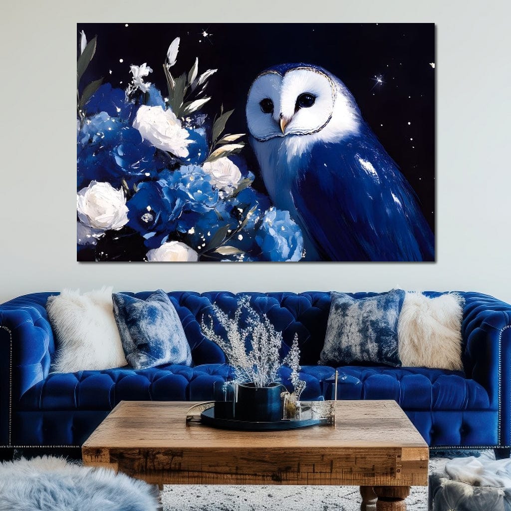 Nocturnal Blossom Owl Sentinel - Image 7