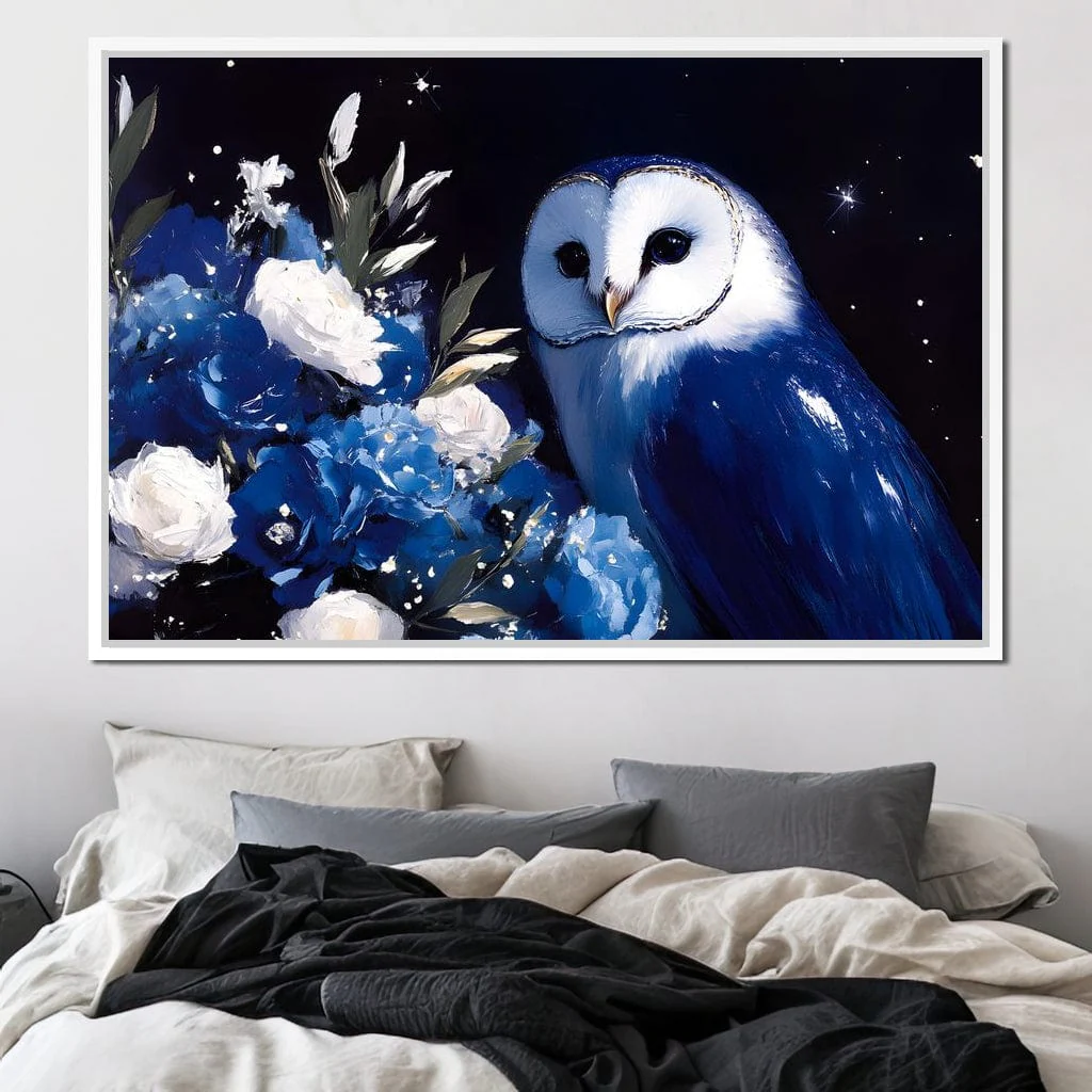 Nocturnal Blossom Owl Sentinel - Image 9