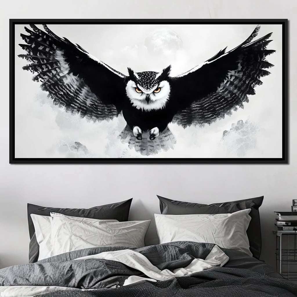 Nocturnal Owl Majesty Unfurled