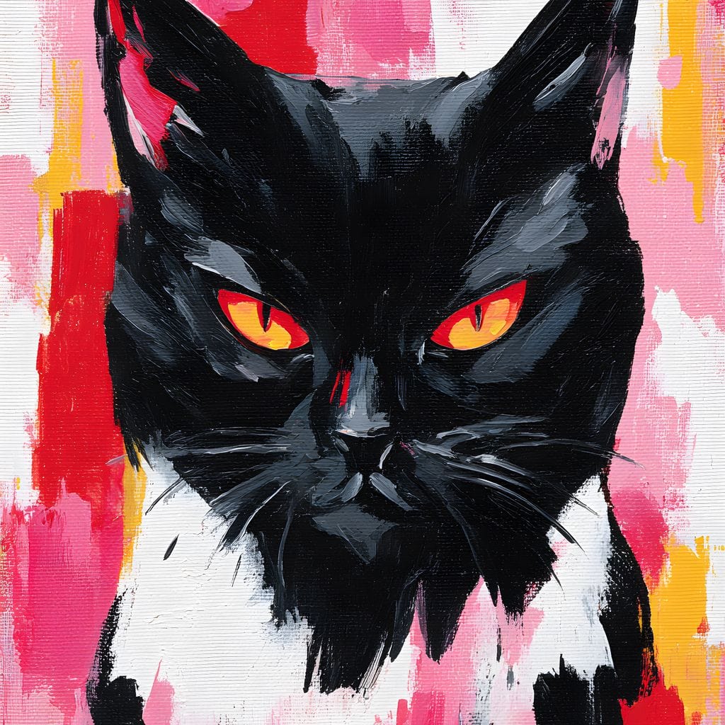 Nocturnal Panther Kitty Fire Eyes - Image 14