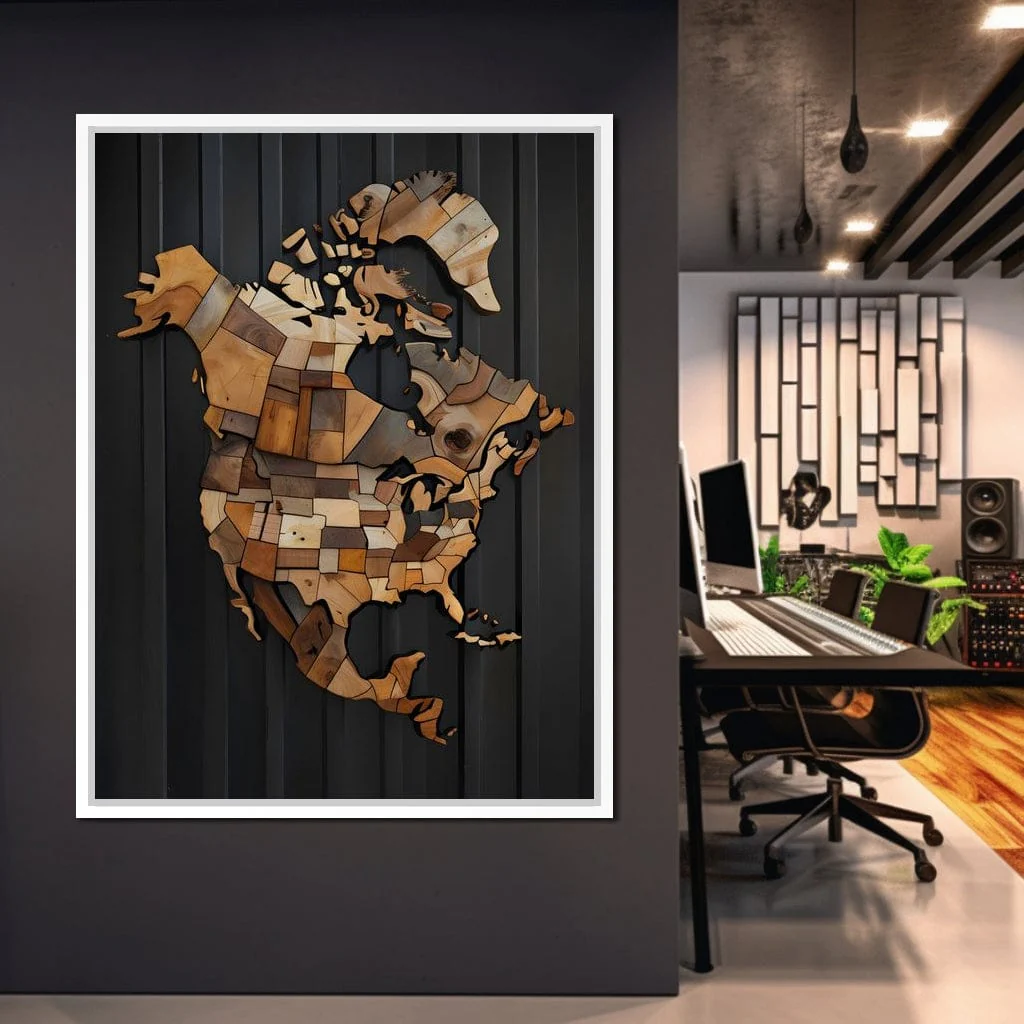 North America & Canada Wooden Art - Johanjjf - Image 4
