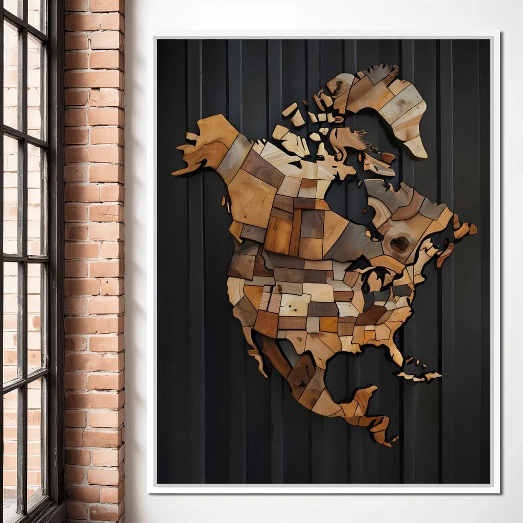 North America & Canada Wooden Art - Johanjjf - Image 7
