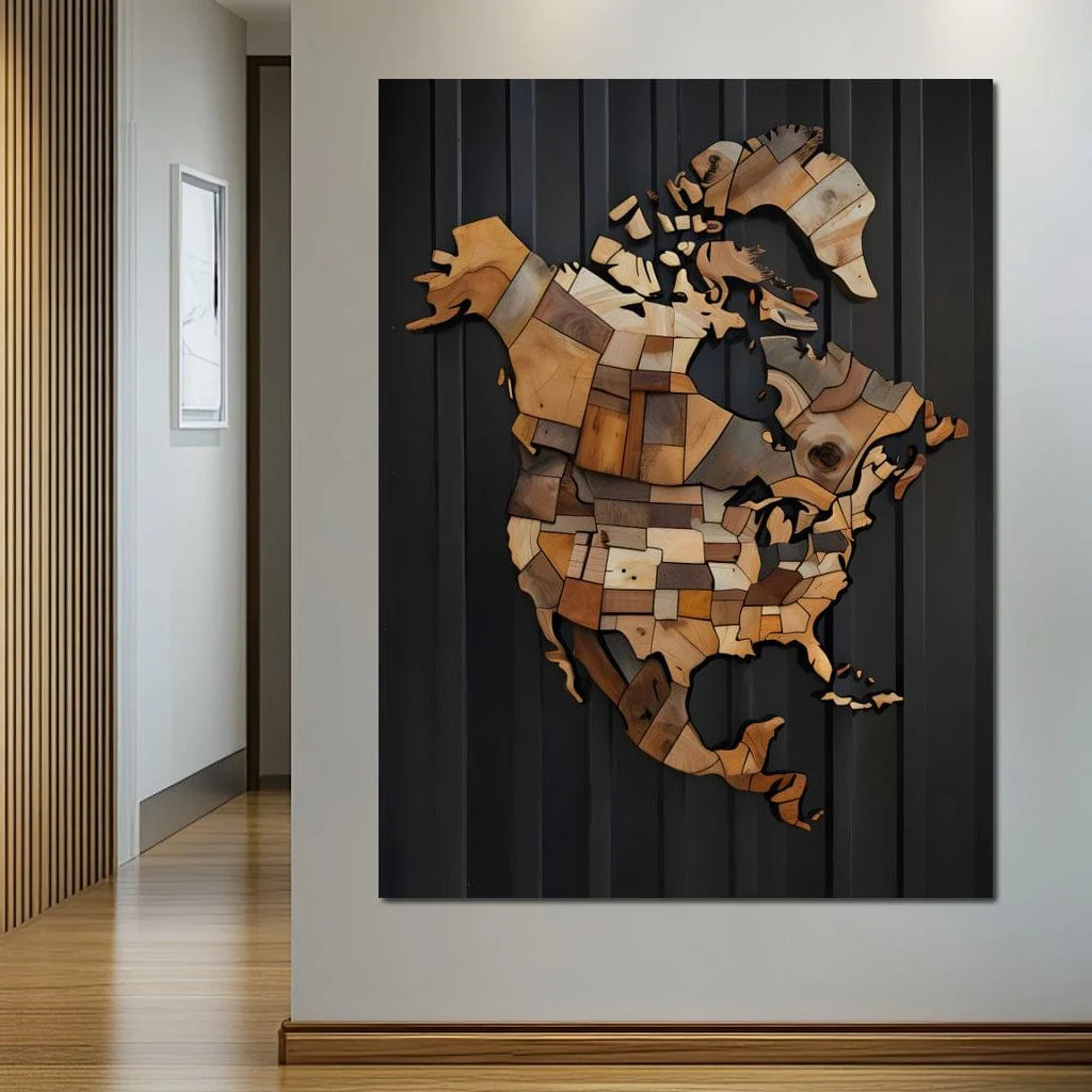 North America & Canada Wooden Art - Johanjjf - Image 9