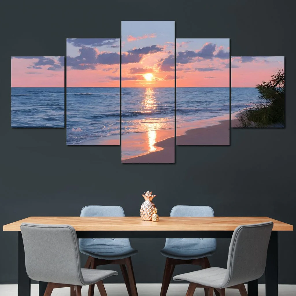 Ocean Dawn Romantic Skies