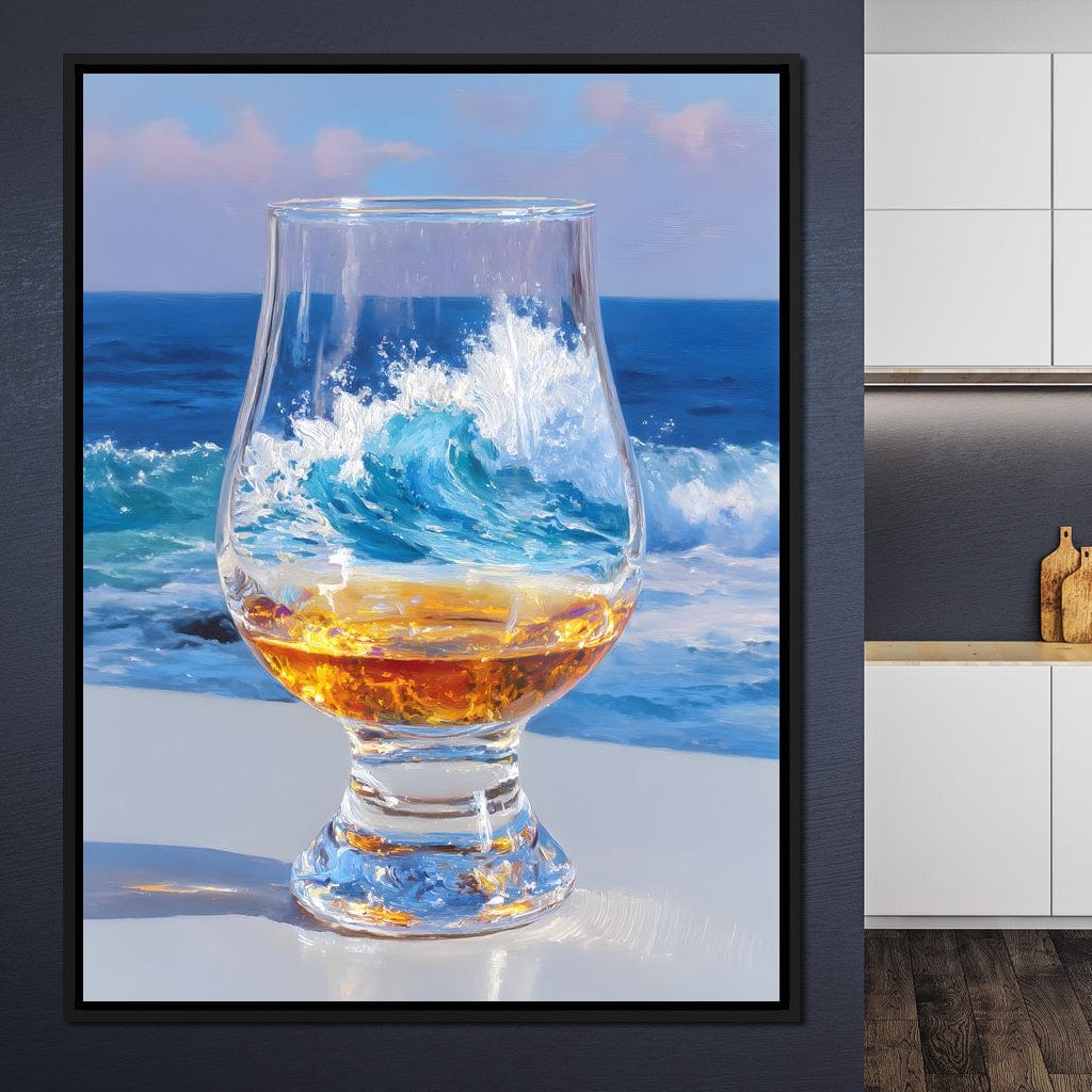 Ocean Wave Whisky Glass Stillness - Image 10
