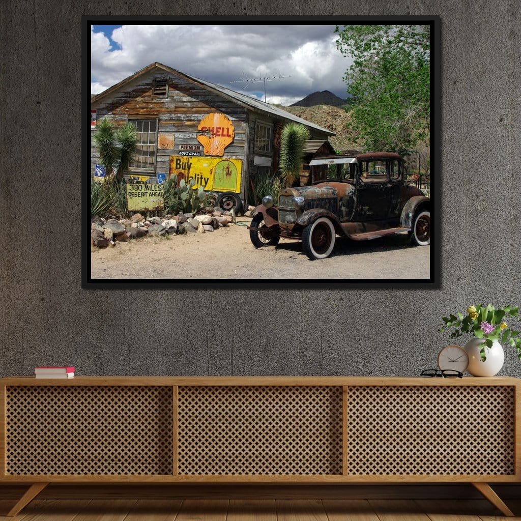 Old Car by Route 66 - Image 8