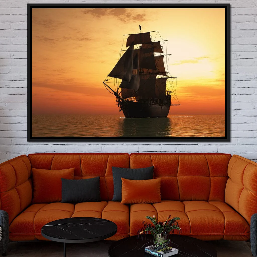 Old Ship At Sea - Image 11