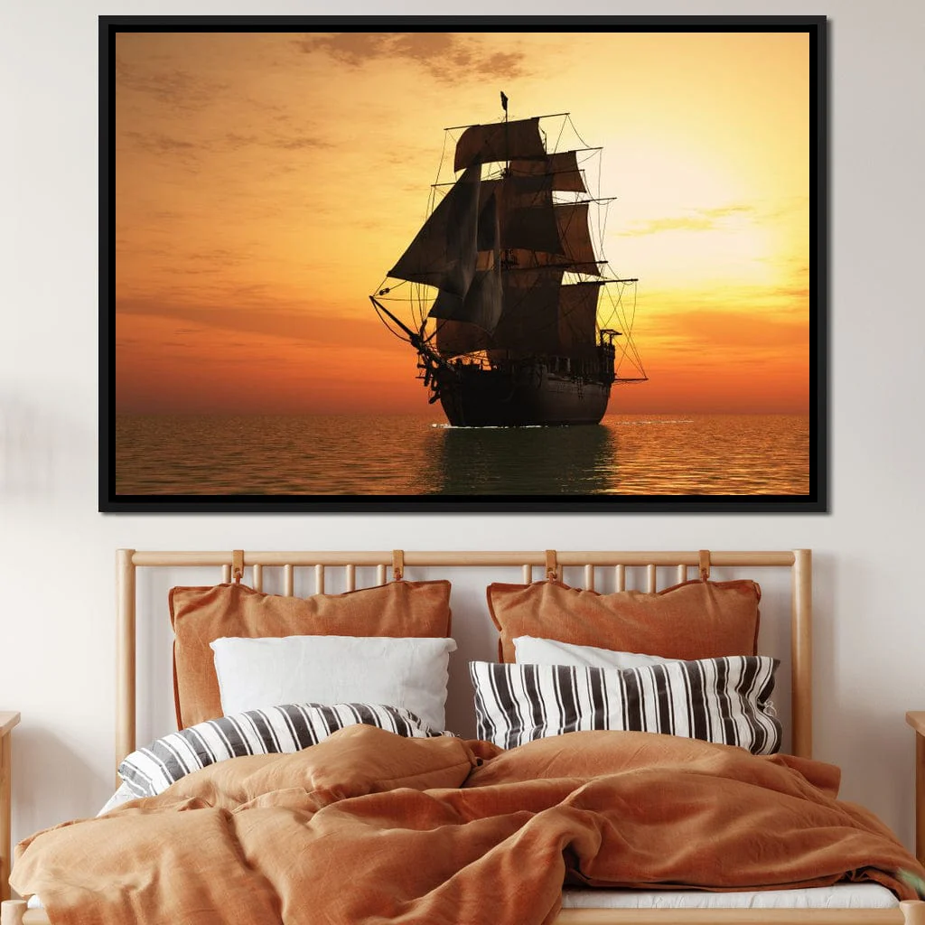 Old Ship At Sea - Image 12