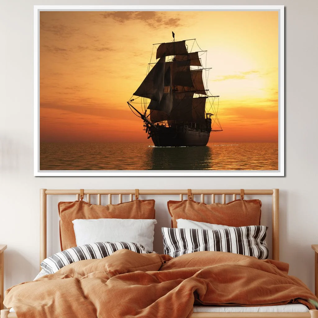 Old Ship At Sea - Image 17