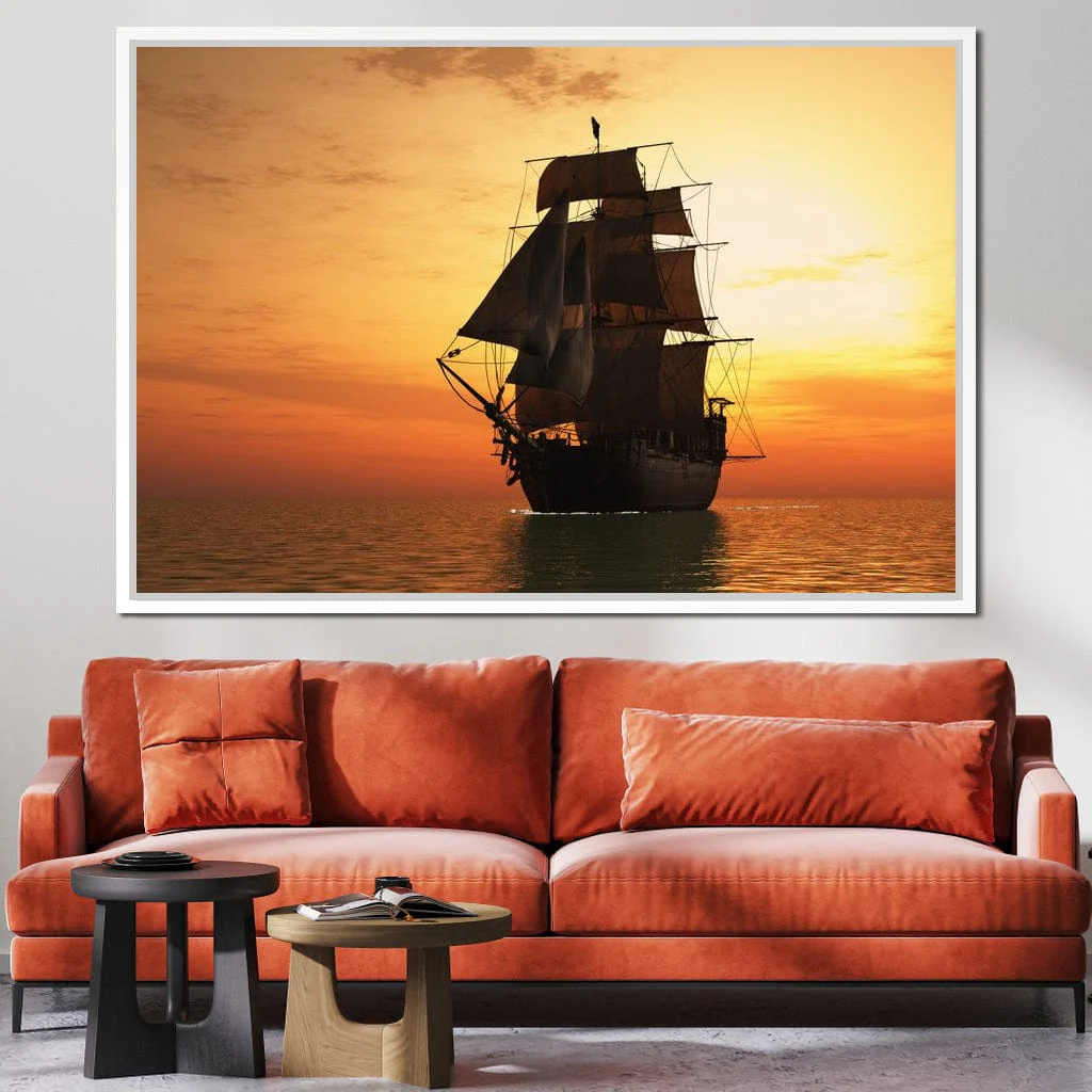 Old Ship At Sea - Image 18