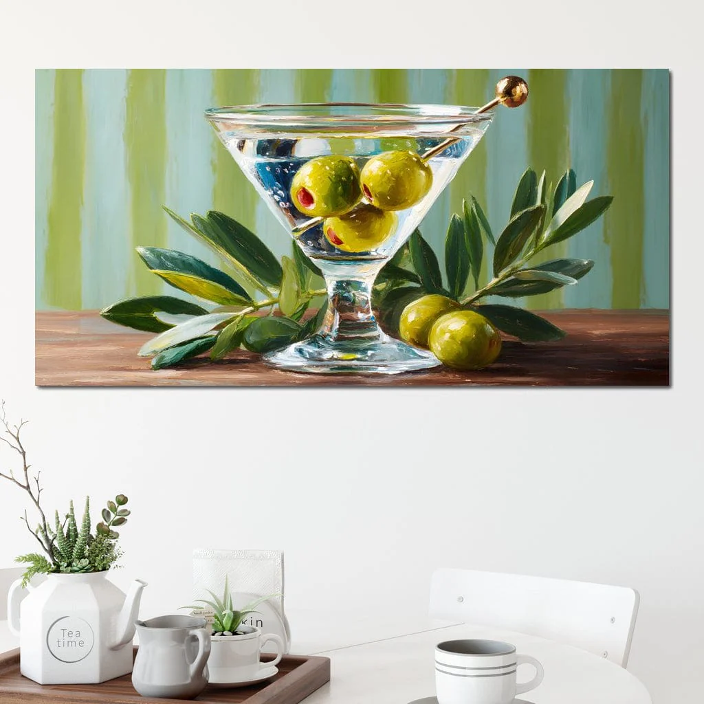 Olive Martini Still Life Delight - Image 6