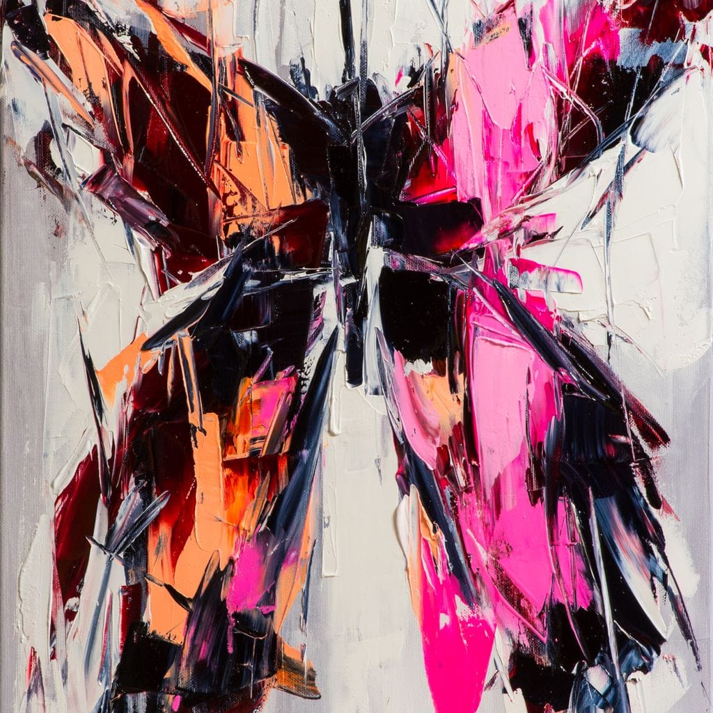Orange & Pink Butterfly - Image 19