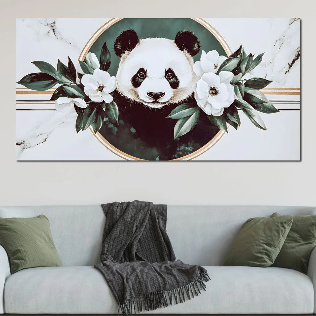 Panda Reverie Floral Embrace - Image 11
